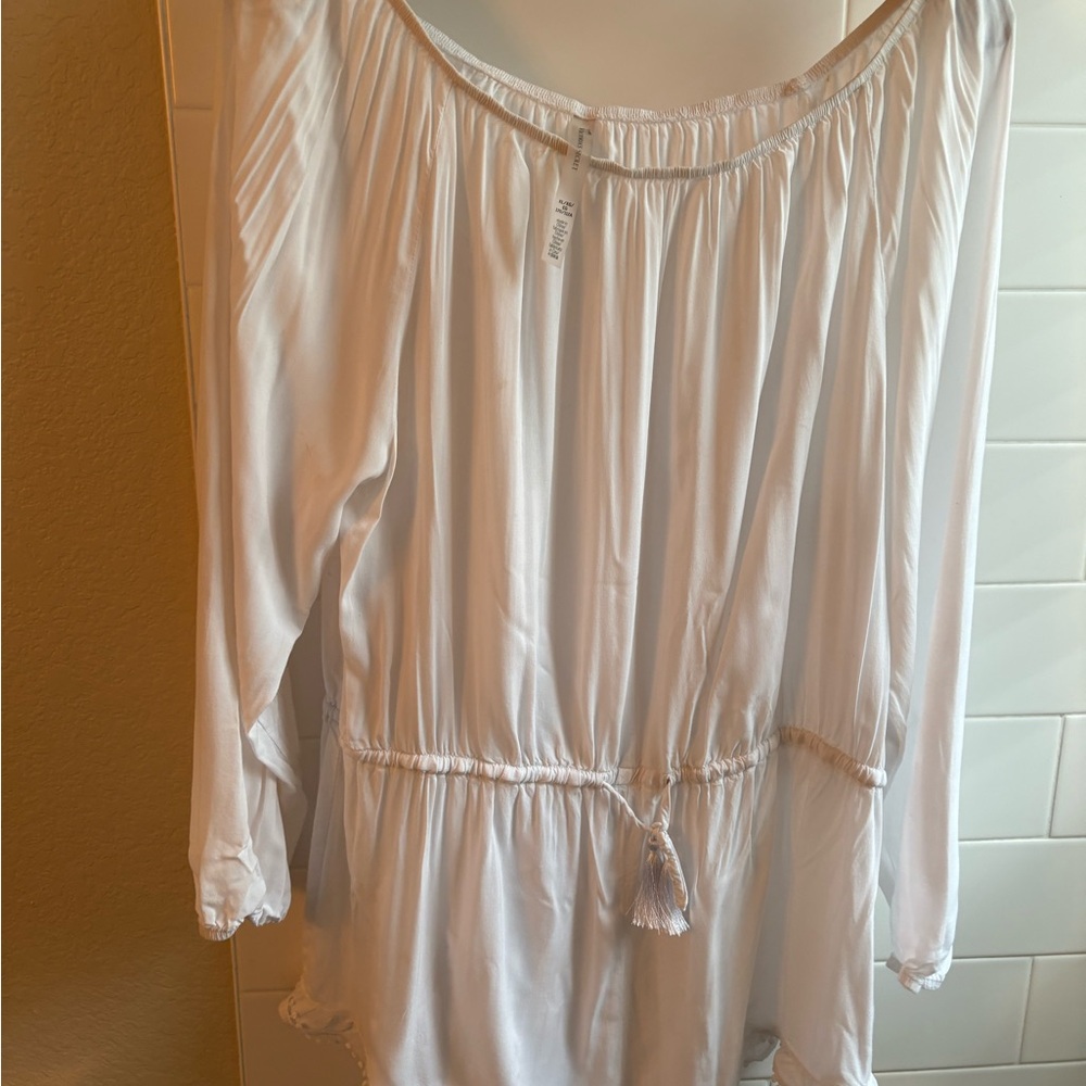 Victoria's Secret White Cover-Up Romper